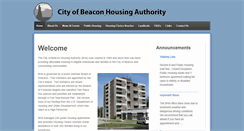 Desktop Screenshot of beaconhousingauthority.org